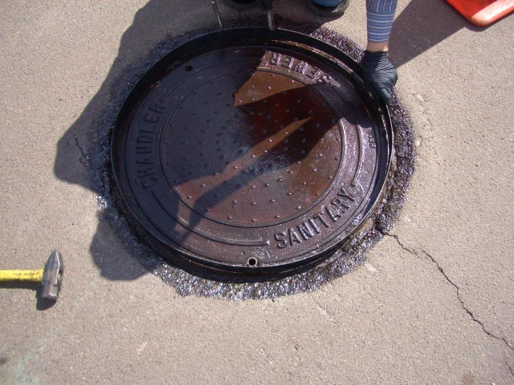 Manhole Lid Leveling