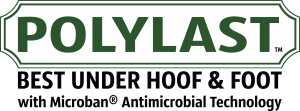Polylast Logo with Microban Black Text